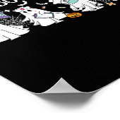 Boo Boo Crew Nurse Ghost Funny Halloween Poster (Ecke)