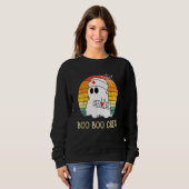 Boo Boo Crew Nurse Ghost  Halloween Costume 6 Sweatshirt (Vorne ganz)