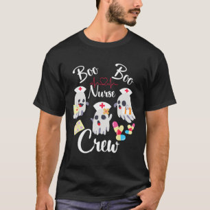 Boo Boo Crew Nurse Ghost Kostüm Spaß Halloween Gif T-Shirt