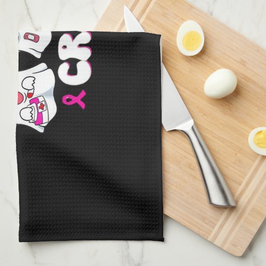 Boo Boo Crew Nurse Halloween Costume Ghost Breast Geschirrtuch (Viertel Falte)