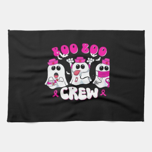 Boo Boo Crew Nurse Halloween Costume Ghost Breast Geschirrtuch (Horizontal)