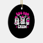 Boo Boo Crew Nurse Halloween Costume Ghost Breast Keramik Ornament (Rechts)