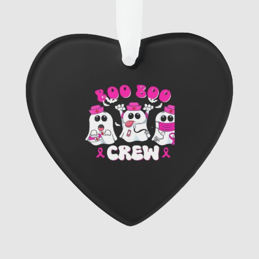 Boo Boo Crew Nurse Halloween Costume Ghost Breast  Ornament (Vorderseite)