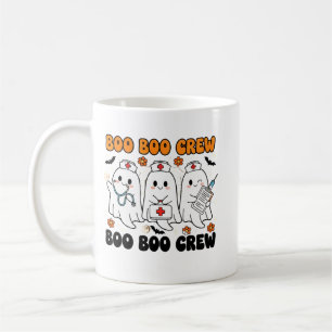 Boo Boo Crew Nurse Halloween Frauennahrung Kaffeetasse