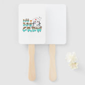 Boo Boo Crew Nurse Halloween Ghost Funny Classic T Fächer (Vorne und Hinten)