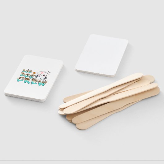 Boo Boo Crew Nurse Halloween Ghost Funny Classic T Fächer (Non-assembled)