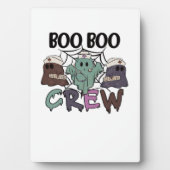 Boo Boo Crew Nurse Halloween Ghost Funny Classic T Fotoplatte (Vorderseite)