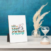 Boo Boo Crew Nurse Halloween Ghost Funny Classic T Fotoplatte (Seite)