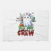 Boo Boo Crew Nurse Halloween Ghost Funny Classic T Geschirrtuch (Horizontal)