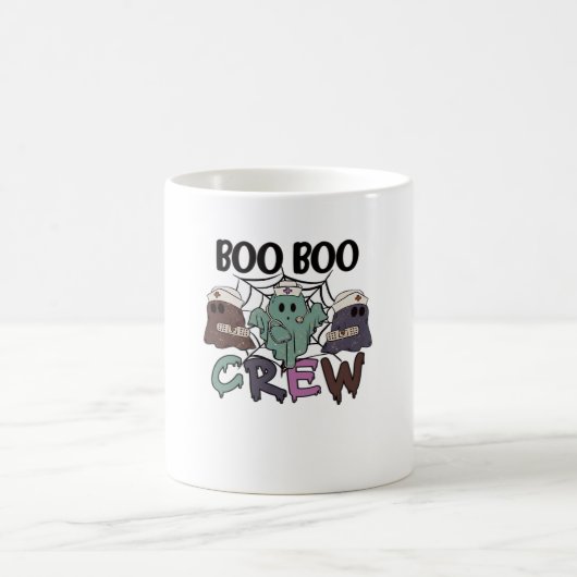 Boo Boo Crew Nurse Halloween Ghost Funny Classic T Kaffeetasse (Mittel)