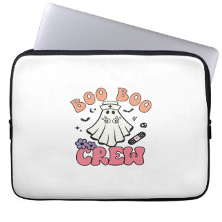 Boo Boo Crew Nurse Halloween Ghost Funny Classic T Laptopschutzhülle