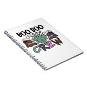 Boo Boo Crew Nurse Halloween Ghost Funny Classic T Notizblock (Rechte Seite)