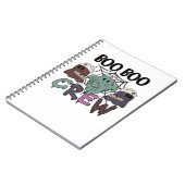 Boo Boo Crew Nurse Halloween Ghost Funny Classic T Notizblock (Linke Seite)