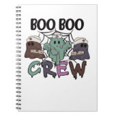 Boo Boo Crew Nurse Halloween Ghost Funny Classic T Notizblock (Vorderseite)