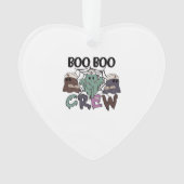 Boo Boo Crew Nurse Halloween Ghost Funny Classic T Ornament (Vorderseite)