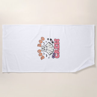 Boo Boo Crew Nurse Halloween Ghost Funny Classic T Strandtuch