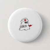 Boo Boo Crew Nurse Halloween Ghost Funny Oversifie Button (Vorderseite)