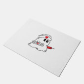 Boo Boo Crew Nurse Halloween Ghost Funny Oversifie Fußmatte (Schrägansicht)