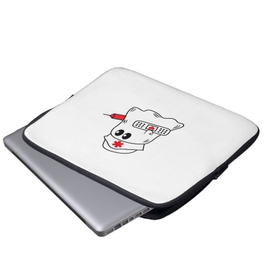Boo Boo Crew Nurse Halloween Ghost Funny Oversifie Laptopschutzhülle (Vorne Knopf)