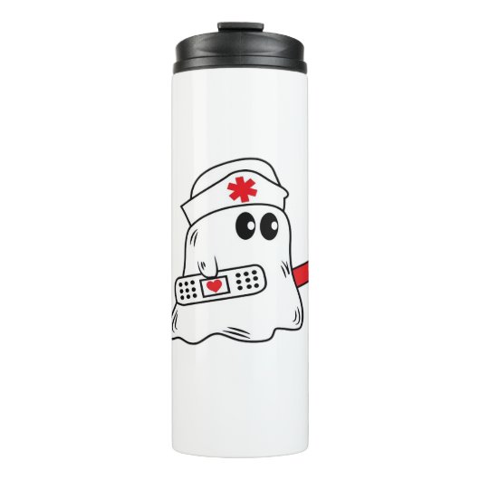Boo Boo Crew Nurse Halloween Ghost Funny Oversifie Thermosbecher (Vorderseite)