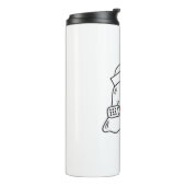 Boo Boo Crew Nurse Halloween Ghost Funny Oversifie Thermosbecher (Nach links gedreht)