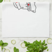 Boo Boo Crew Nurse Halloween Ghost Funny Oversized Geschirrtuch (Gefaltet)