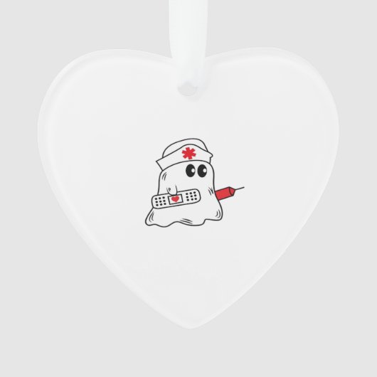 Boo Boo Crew Nurse Halloween Ghost Funny Oversized Ornament (Vorderseite)