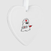 Boo Boo Crew Nurse Halloween Ghost Funny Oversized Ornament (Vorderseite)