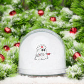 Boo Boo Crew Nurse Halloween Ghost Funny Oversized Schneekugeln (Weihnachten)