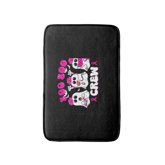 Boo Boo Crew Nurse Halloween Kostüm Ghost Breast Badematte (Vorderseite Vertikal)