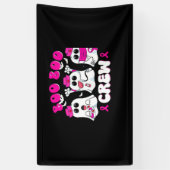 Boo Boo Crew Nurse Halloween Kostüm Ghost Breast Banner (Vertikal)