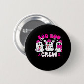 Boo Boo Crew Nurse Halloween Kostüm Ghost Breast Button (Vorne & Hinten)