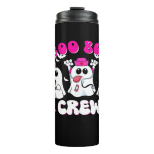 Boo Boo Crew Nurse Halloween Kostüm Ghost Breast Thermosbecher