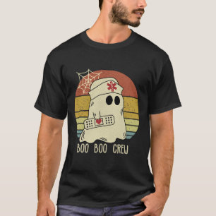 Boo Boo Crew Nurse Halloween Krankenschwester für  T-Shirt