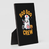 Boo Boo Crew Nurse Niedlich Ghost Halloween Pflege Fotoplatte (Seite)