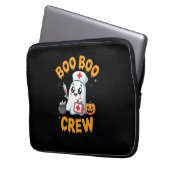 Boo Boo Crew Nurse Niedlich Ghost Halloween Pflege Laptopschutzhülle (Vorderseite Links)
