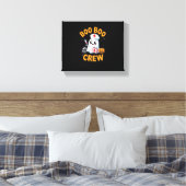 Boo Boo Crew Nurse Niedlich Ghost Halloween Pflege Leinwanddruck (Insitu (Schlafzimmer))