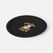 Boo Boo Crew Nurse Niedlich Ghost Halloween Pflege Pappteller (Schrägansicht)