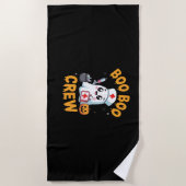 Boo Boo Crew Nurse Niedlich Ghost Halloween Pflege Strandtuch (Vorderseite)