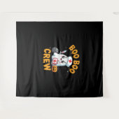 Boo Boo Crew Nurse Niedlich Ghost Halloween Pflege Wandteppich (Vorderseite (Horizontal))