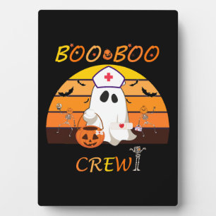 Boo Boo Crew Nurse Shirts Halloween Nurse Shirt Fotoplatte