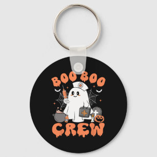 Boo Boo Crew Nurse Women Niedlich Ghost Halloween  Schlüsselanhänger