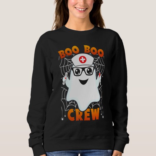 Boo Boo Crew Nursing Halloween Sweatshirt (Vorderseite)