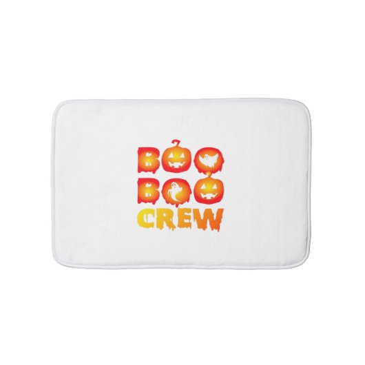 Boo Boo Crew Oversifizierter T - Shirt Badematte (Vorderseite)