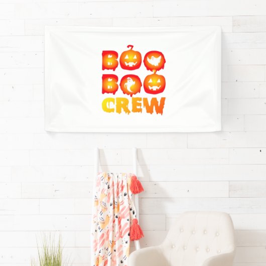 Boo Boo Crew Oversifizierter T - Shirt Banner (Insitu)