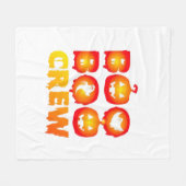 Boo Boo Crew Oversifizierter T - Shirt Fleecedecke (Vorderseite (Horizontal))