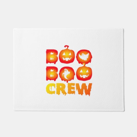 Boo Boo Crew Oversifizierter T - Shirt Fußmatte (Vorderseite)