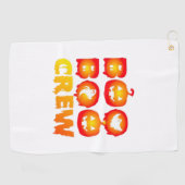 Boo Boo Crew Oversifizierter T - Shirt Golfhandtuch (Horizontal)