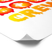 Boo Boo Crew Oversifizierter T - Shirt Poster (Ecke)