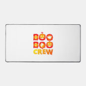 Boo Boo Crew Oversifizierter T - Shirt Schreibtischunterlage (Vorderseite)
